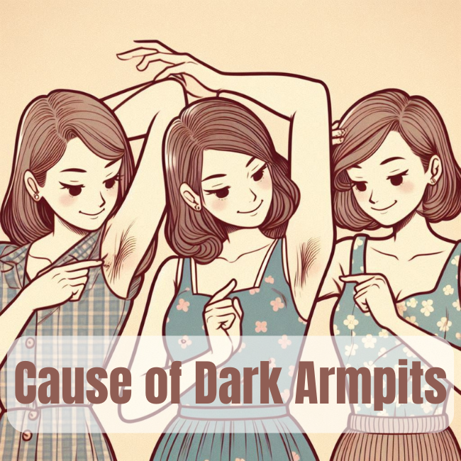 The cause of dark armpits article cover