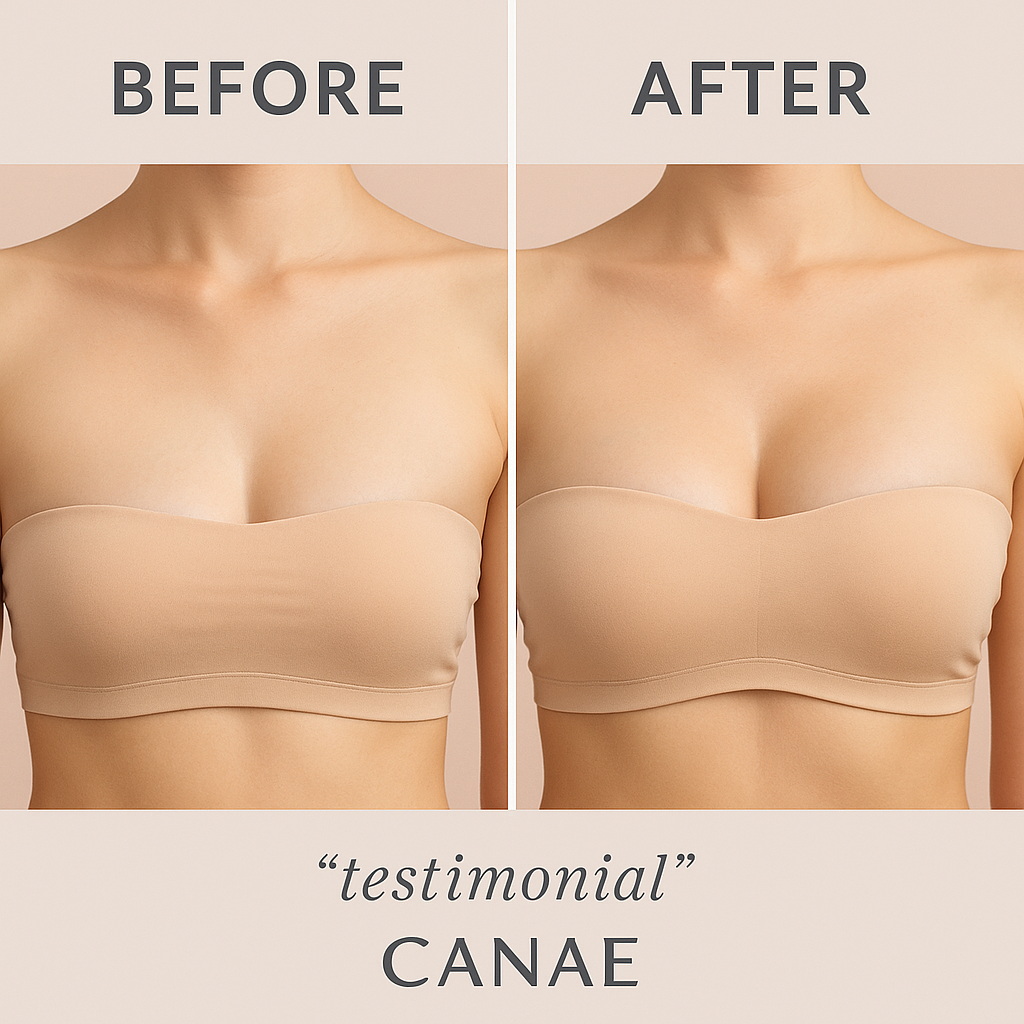 Before and after results after using CANAE serum